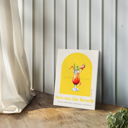 Cocktail-Themed Art Prints Collection