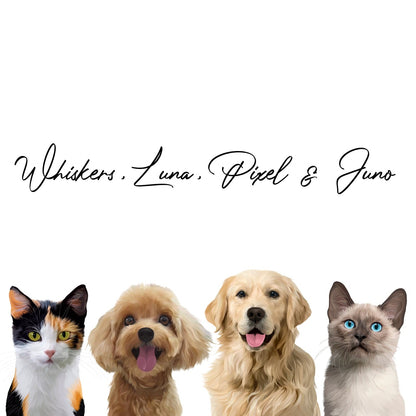 Digital Art (Classic Style) Pet & Human Portraits
