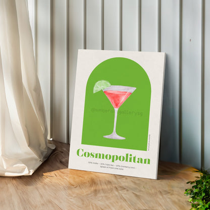 Cocktail-Themed Art Prints Collection