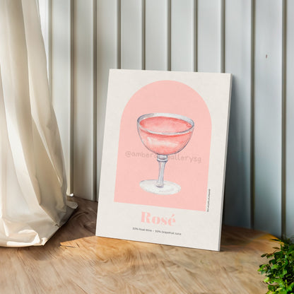 Cocktail-Themed Art Prints Collection
