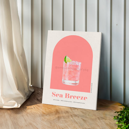 Cocktail-Themed Art Prints Collection