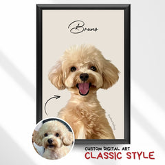Digital Art (Classic Style) Pet & Human Portraits