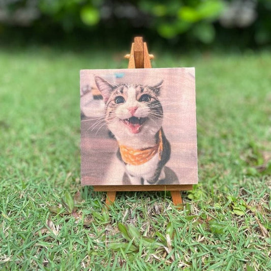 客製寵物照片木印