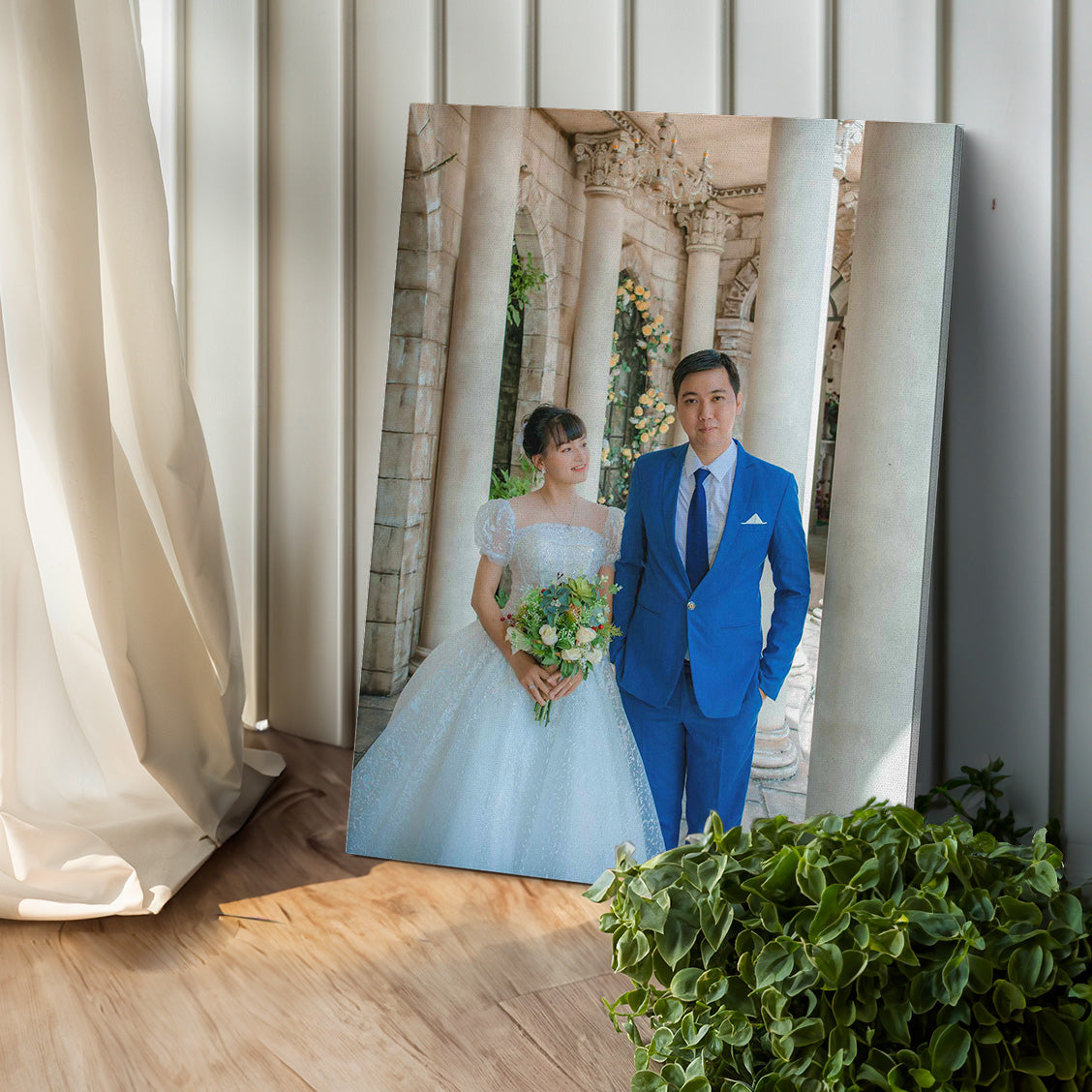 客製婚禮照片帆布印刷