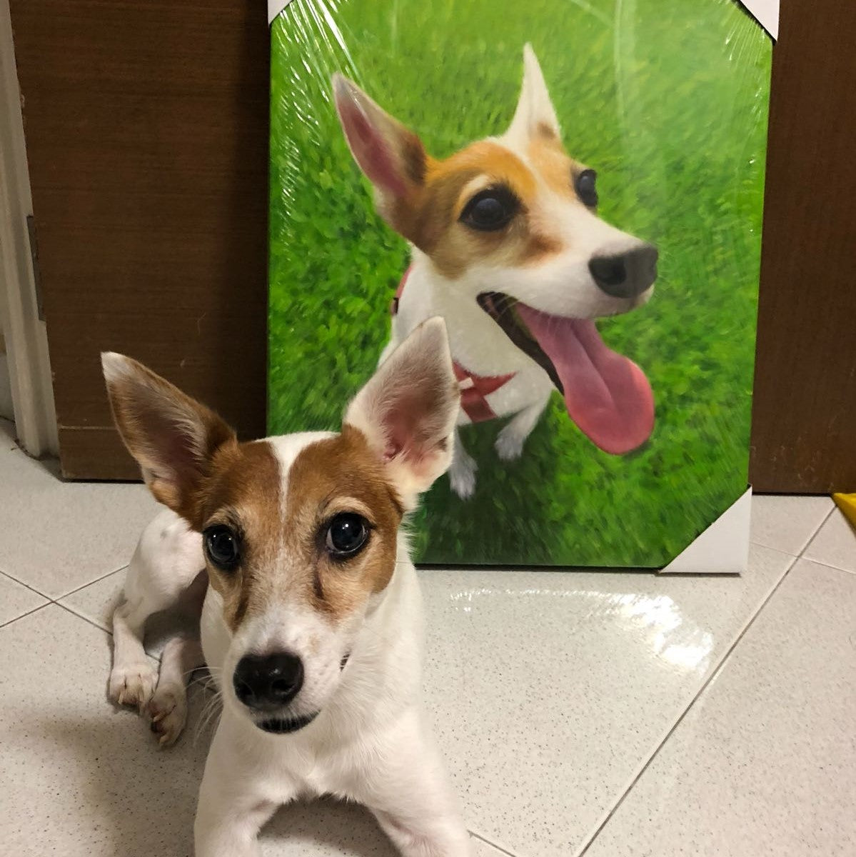 客製寵物肖像油畫
